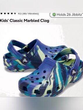 Crocs Kids' Classic Marbled Clog